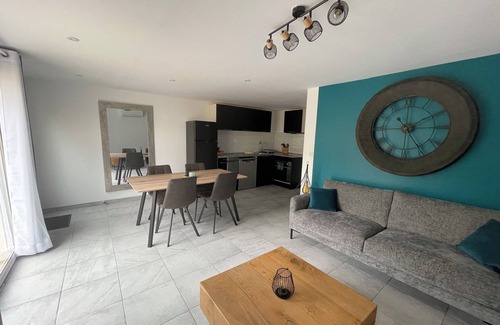 Martigues Apartment | Appartement T3 au RDC dans résidence sécurisé avec terrasse et barbecue