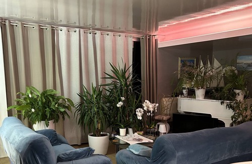 Puteaux Apartment | APT WITH AIR CONDITIONING, TERRACE PANORAMIC VIEW OVER PARIS AT RIVER SEINE SIDE