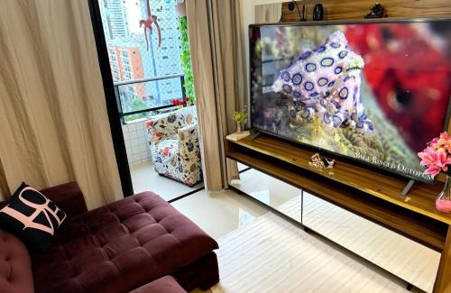 Pina Apartment | Apto 2 quartos mobiliado no Pina Recife - Ao lado do shooping Rio Mar - COMPLETO - Piscina em manutenção