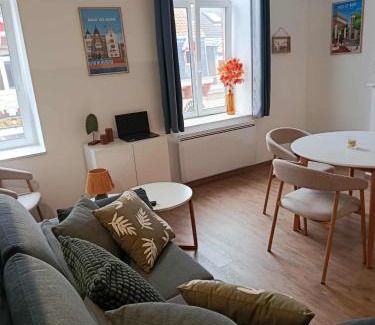 Malo-les-Bains Apartment | AQUAE MARE Secteur plage Malo Dunkerque, capacité 2 ou famille à 4 personnes