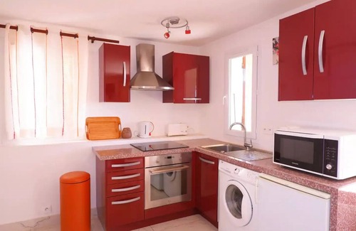 Cargese Apartment | ARIA: Large Studio 3*Clim, magnificent sea view, parking, wifi, near village.