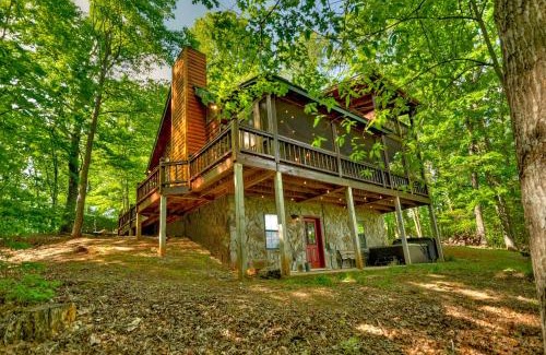 Blue Ridge House | Aska Sunrise - Mountain View Cabin Rental in Aska Adventure Area - Stunning Mountain Views, Pet-friendly, Hot Tub, Game Room, J
