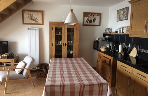 Bisanne 1500 Apartment | At the foot of the slopes - Large 4 bedroom duplex with panoramic view of Mont Blanc