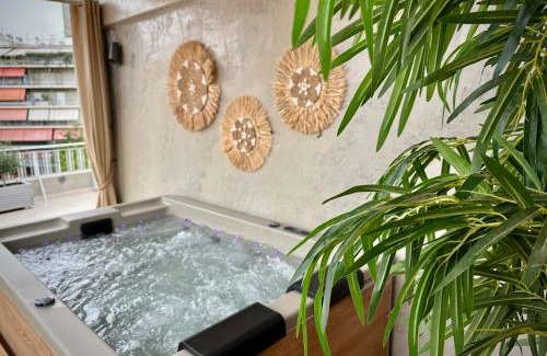 Attiki Apartment | Athens Lovely Penthouse With Spa 5' to Metro