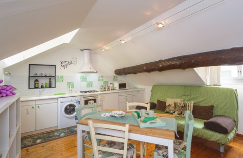 San Fruttuoso House | Attic room under the stars