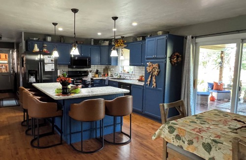 Crivitz House | ATV/Snow trails! Huge Cov. Patio/A/C, Firepit, Clean, Spacious,Quiet, Att Garage