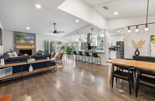Austin House | ATX Oasis Home w/Pool Workspaces & Large Backyard