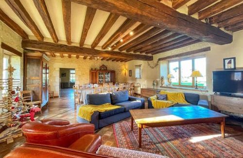 Dorceau House | Authentique ferme avec piscine intérieure et vue nature - FR-1-497-164