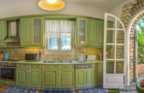 Petaleia Villa | Avlaki Beach House, Stylish Villa, Opening Onto Extraordinary Sheltered Beach