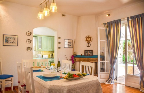 Petaleia Villa | Avlaki Beach House, Stylish Villa, Opening Onto Extraordinary Sheltered Beach