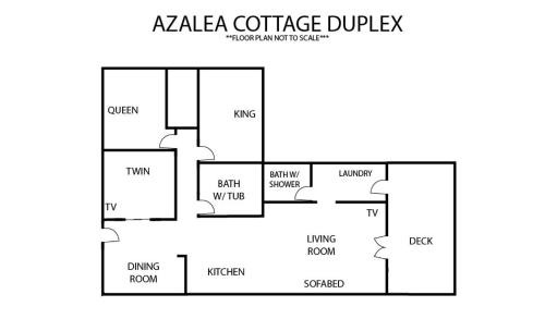Jekyll Island Apartment | AZALEA COTTAGE DUPLEX Duplex