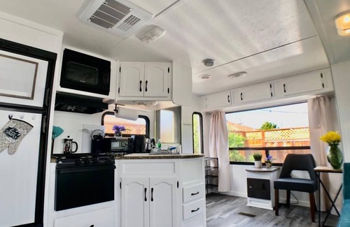 Castro Valley RV Rental | Backyard Glamping in Camper RV