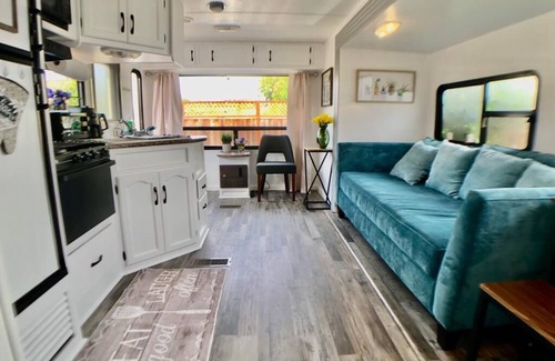 Castro Valley RV Rental | Backyard Glamping in Camper RV