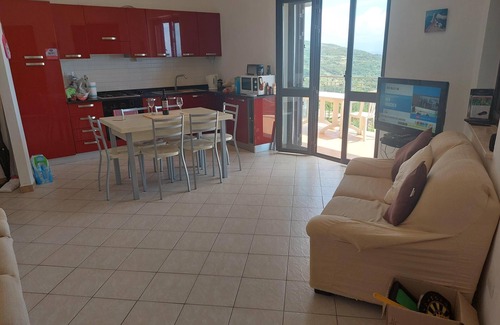 Joppolo Apartment | Balcony-Golfo di Gioia-SunsetViews-AuthenticItaly