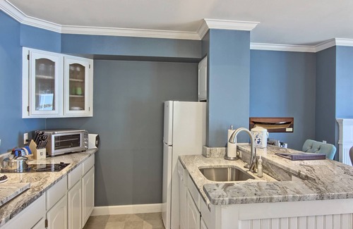 Boyne City Condo | Balcony Overlooking Lake Charlevoix | Peaceful downtown Boyne | Fireplace |