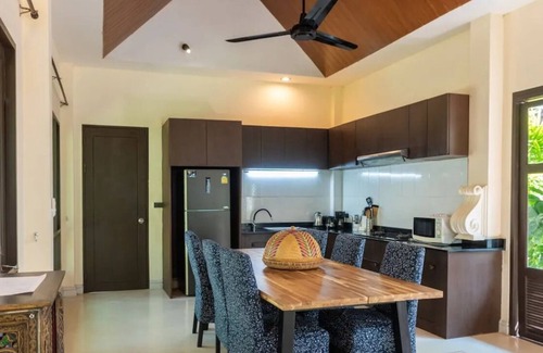 Maret Villa | Balinese-inspired 3-bedroom villa with private pool, garden, and 5-min walk to Bang Kao Beach