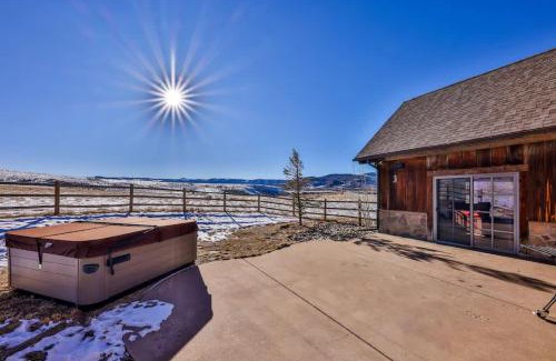 Grand Elk Ranch House | Barnwood Beauty at Grand Elk- Pet Friendly- Hot Tub Private Golf Ski Games