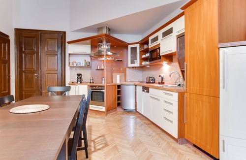 Nove Mesto Apartment | Baroque Gem at Heart of Prague 2BDR Terrace