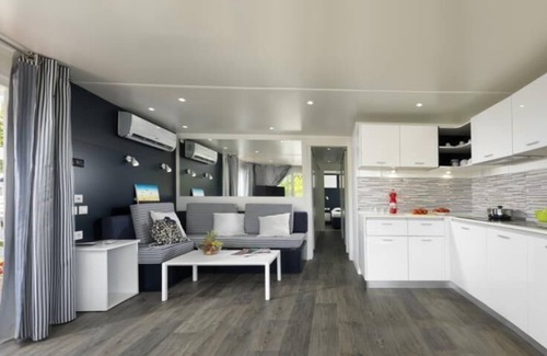 Scardovari House | Barricata Holiday Village Mobilehome Saturno 3XL für 9 Personen