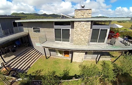 Tryphena House | Barrier Headquarters main house. Unobstructed 270 degree views white sandy beach