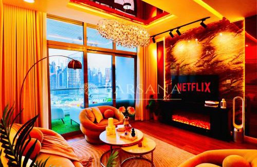 Dubai Marina Apartment | Barsana - Seaside Luxury 2BDR - Panoramic Marina & Sea Views