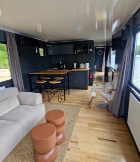 Montreuil-Juigne Boat Rental | Bateau logement, vue magique