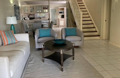 Rodney Bay House | Bay View #7 is a 2-bed, 3.5-bath waterfront townhouse in a gated community.