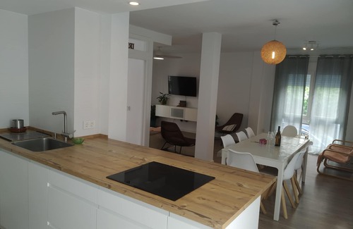 Rota House | Beach and pine trees.