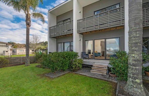 Whitianga Apartment | Beach front apartment at Aqua Soleil complex with use of the lap pool & spa.