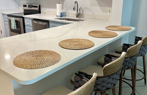 Gulf Shores Condo | Beach Front, Balcony access from den and master, Spacious living, fully equipped