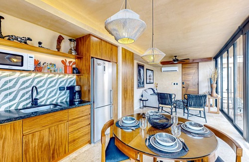Tulsayab Apartment | Beach-view apt on the beach with private pool, community pools, kitchenette, AC