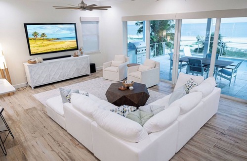 Winklers House | Beachfront 5-bedroom house on tranquil Ft Myers Beach w/private pool, elevator