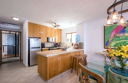 Amapas Condo | Beachfront condo,wrap around balcony ,heart of the Romantic Zone/Puerto Vallarta