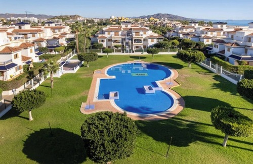 Vera Beach Apartment | Beachfront flat: King bed, pool, parking, heated