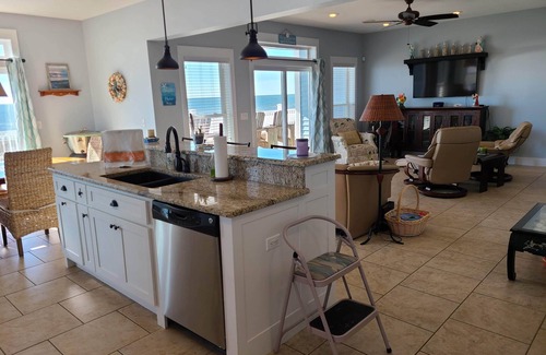 Port St. Joe House | Beachfront home with beautiful view of beach and ocean.