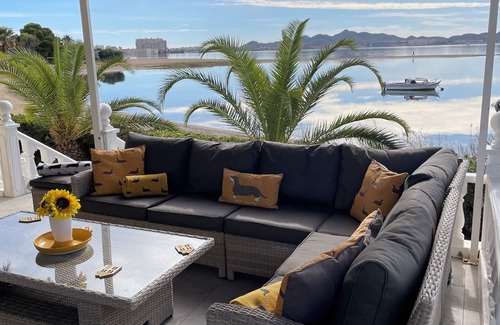 Diputacion de Rincon de San Gines Villa | Beachfront Villa in La Manga Mar Menor. 2/3 Bedrooms, 2 Bathrooms.