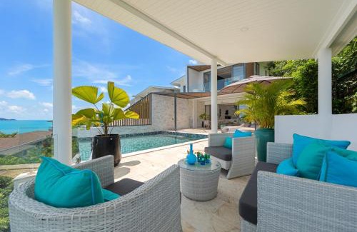 Moo 5 Villa | BEACHSIDE VILLA - CARPE DIEM - in Plai Laem Soi 7, 3 BED 4 BATH, Amazing SEA and MOUNTAIN VIEWS, only 180m walk to Swimming Beach