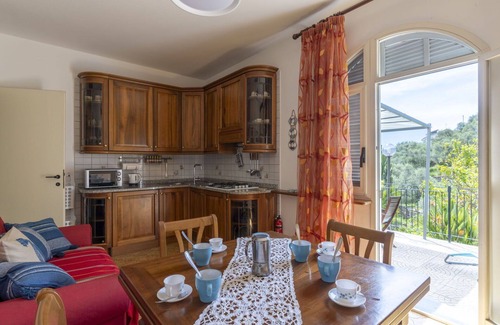 San Bartolomeo al Mare Apartment | Beautiful apartment for 4 guests with pool, WIFI, TV, terrace and panoramic view