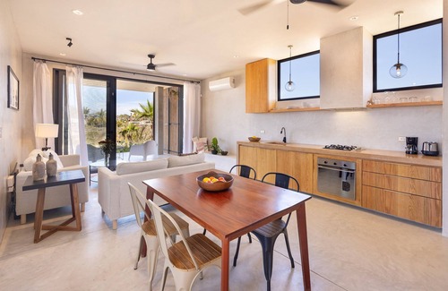 Todos Santos Apartment | Beautiful 1st Story Front-Row Beach Located Condo with Unobstructed Ocean Views