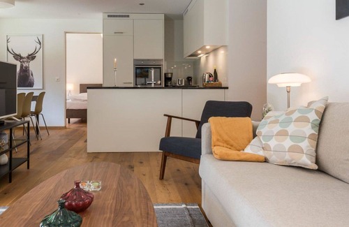 Saas-Balen Apartment | Beautiful apartment for 7 people with WIFI, TV, balcony and pets allowed