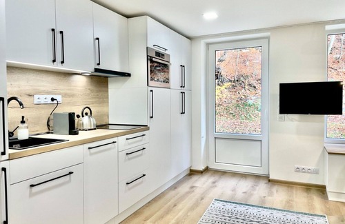 Jachymov Apartment | Beautiful apartment for 2 guests with WIFI, TV, terrace and parking