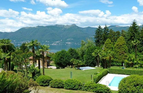 Brezzo di Bedero Apartment | Beautiful apartment for 4 guests with pool, WIFI, TV, patio and pets allowed