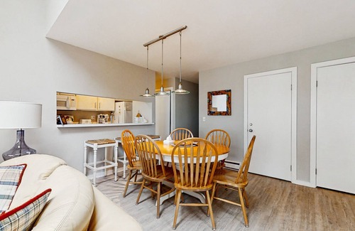 Glen Arbor House | Beautiful beachfront townhouse with deck, water views, community firepit