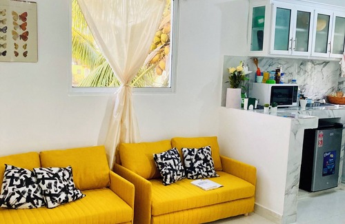 San Pedro de Macoris Apartment | Beautiful 30 m2 Studio AC Hot Shower WIFI Near JUMBO Free PARKING