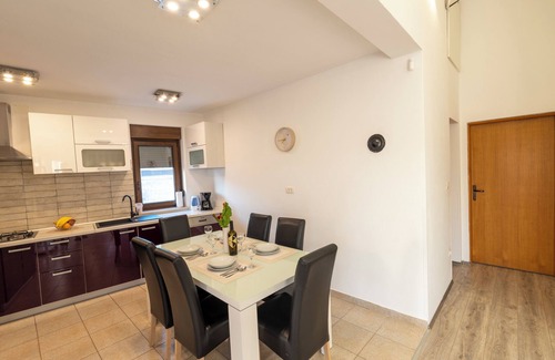 Galizana Villa | Beautiful HOUSE NICOLE, swimming pool, fenced yard, BBQ, perfect for families