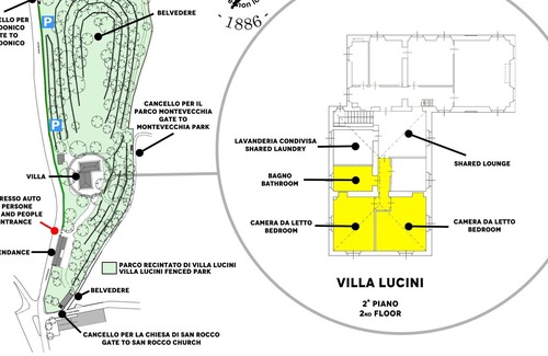 Canova Villa | Beautiful Loft in Historic Villa Near Milan, Lake Como and Monza