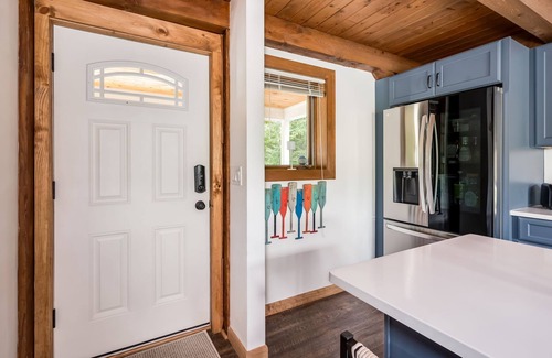 Moultonborough House | Beautiful new home sleeps 9 with perched sandy beach and steps into the water