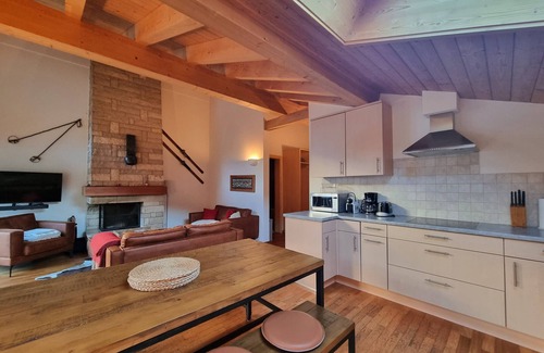 Saas-Fee Apartment | Beautiful penthouse apartment in the centre of Saas-Fee in Haus Serac