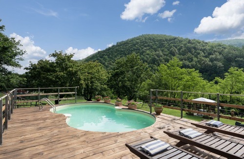 Borgo San Lorenzo Villa | Beautiful private villa with private pool, WIFI, TV, patio and panoramic view, close to Florence