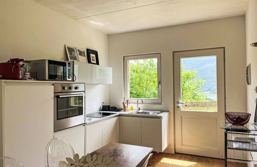 Mezzolago House | Beautiful private villa for 3 people with WIFI, TV, patio and pets allowed